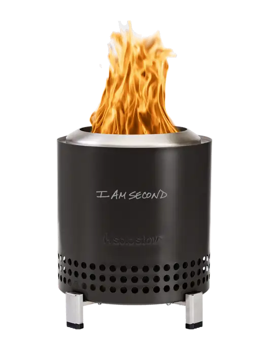 Solo Stove Black Mesa XL w/I Am Second Logo