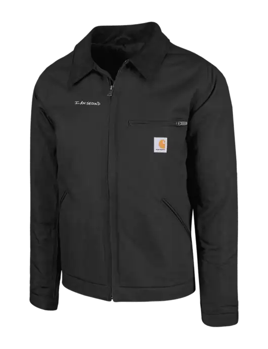 Carhartt Black Duck Detroit Jacket w/I Am Second Logo