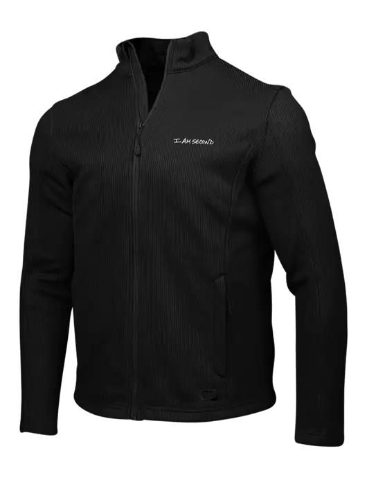 OGIO Blacktop Grit Fleece Jacket w/I Am Second Logo