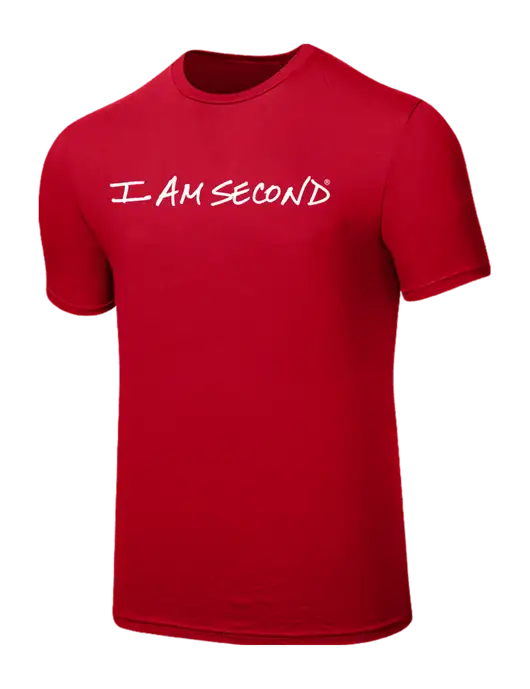 Seriously Soft Red T-Shirt w/I Am Second Logo