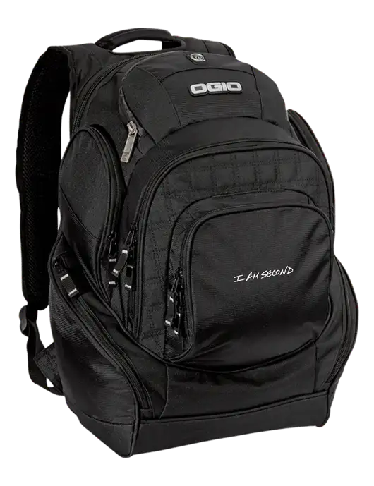 OGIO Black Mastermind Pack w/I Am Second Logo