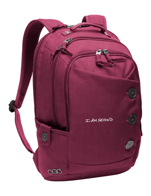 OGIO Sunset Cardinal Ladies Melrose Pack w/I Am Second Logo