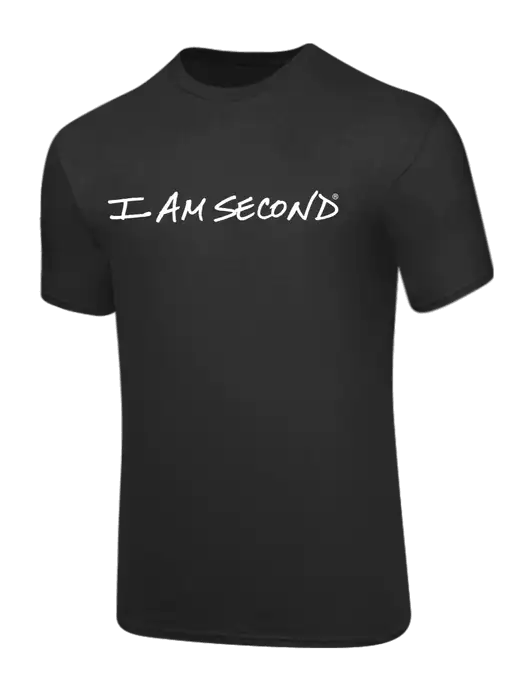 Core Blend Charcoal Grey T-Shirt w/I Am Second Logo