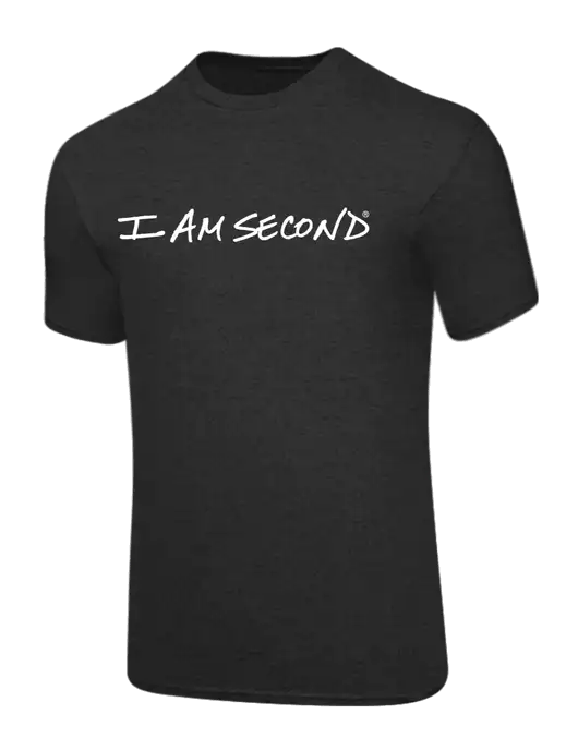 Core Blend Dark Heather Grey T-Shirt w/I Am Second Logo