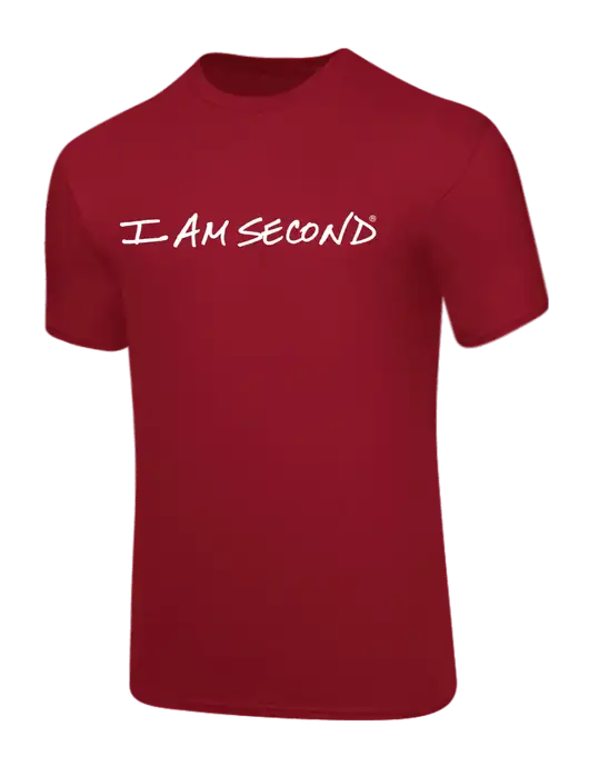 Core Blend Red T-Shirt w/I Am Second Logo
