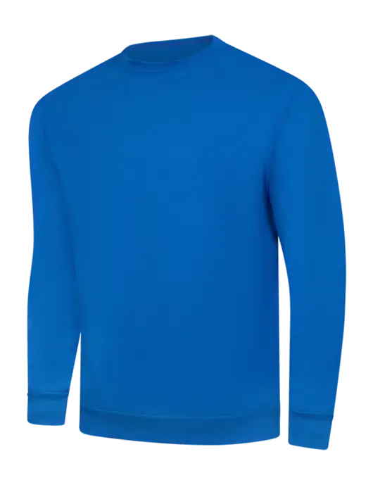 True Royal 9 oz 50/50 Cotton/Poly Crew Sweatshirt w/I Am Second Logo