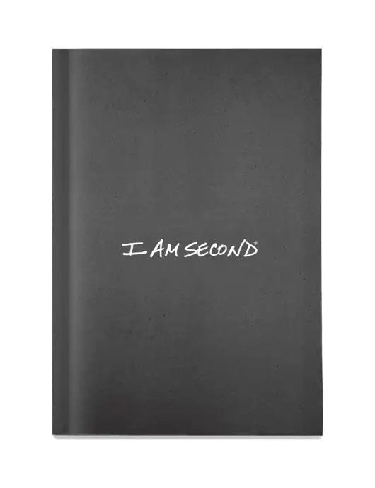 Black Eco Notebook Journal w/I Am Second Logo