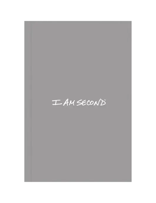 Grey Eco Notebook Journal w/I Am Second Logo