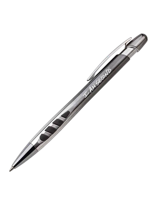 Zenith Gunmetal Ballpoint Pen w/I Am Second Logo