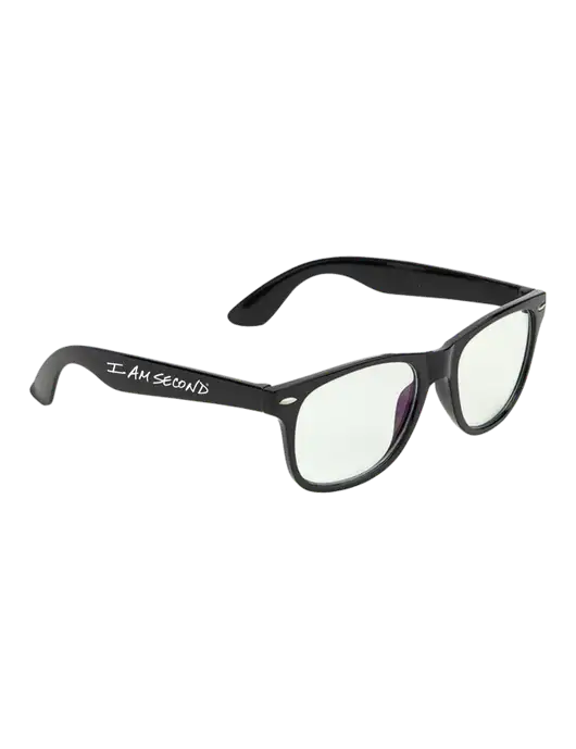 Blue Light Blocking Glasses w/I Am Second Logo