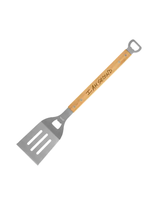 Bamboo BBQ Spatula w/I Am Second Logo