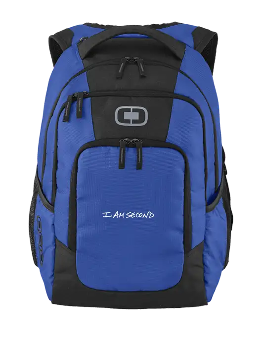 OGIO Cobalt Logan Laptop Backpack
 w/I Am Second Logo
