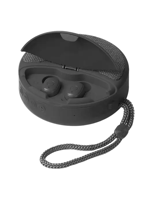 Duo Black Wireless Earbuds & Speaker w/I Am Second Logo