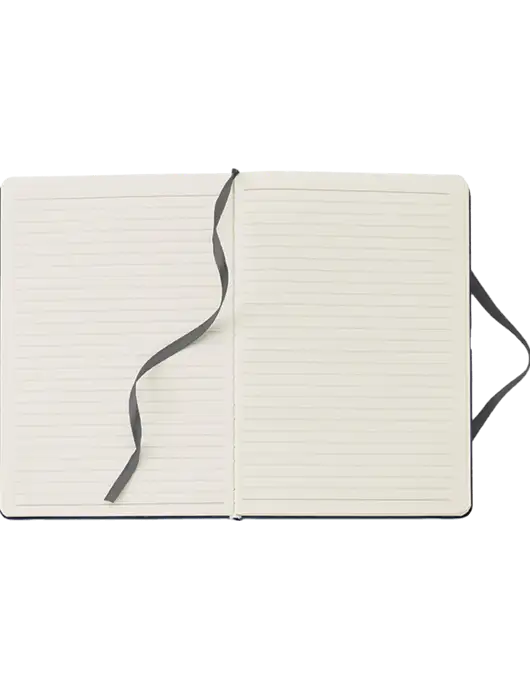 Fabrizio Grey Hard Cover 5.75 x 8.3 Journal w/I Am Second Logo