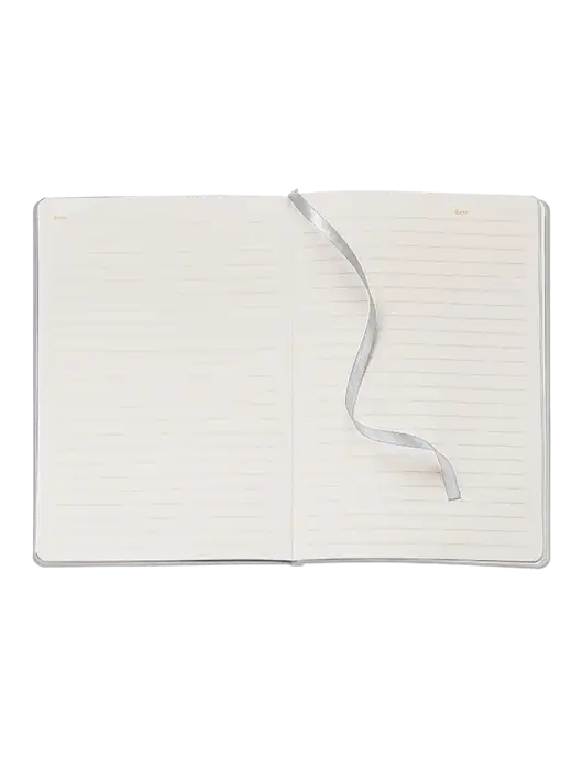 Fabrizio White Soft Cover 5.75 x 8.125 Journal w/I Am Second Logo
