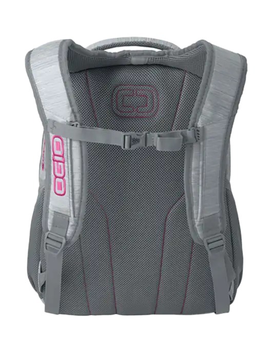 OGIO Light Grey/Pink Excelsior Laptop Backpack w/I Am Second  display picture 3